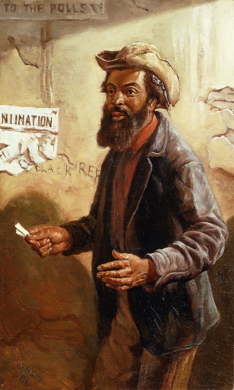 उनका पहला वोट, 1868, 1868 द्वारा थॉमस वाटरमैन लकड़ी