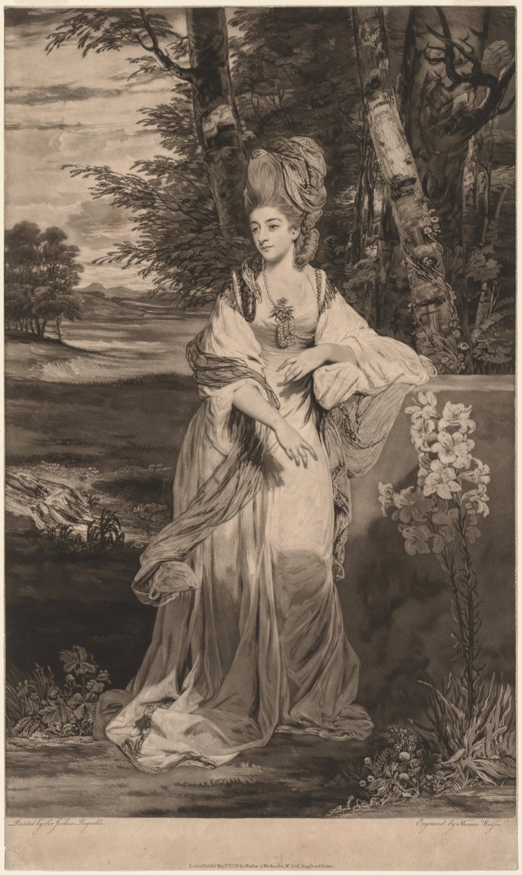 लेडी बैम्फिल्डे, 1779। द्वारा थॉमस वाटसन