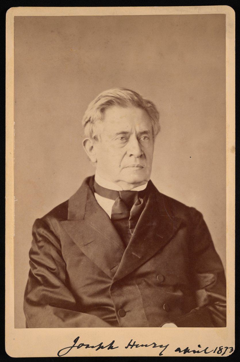 जोसेफ हेनरी का पोर्ट्रेट 1797-1878, अप्रैल 1873। द्वारा थॉमस विलियम स्मिली