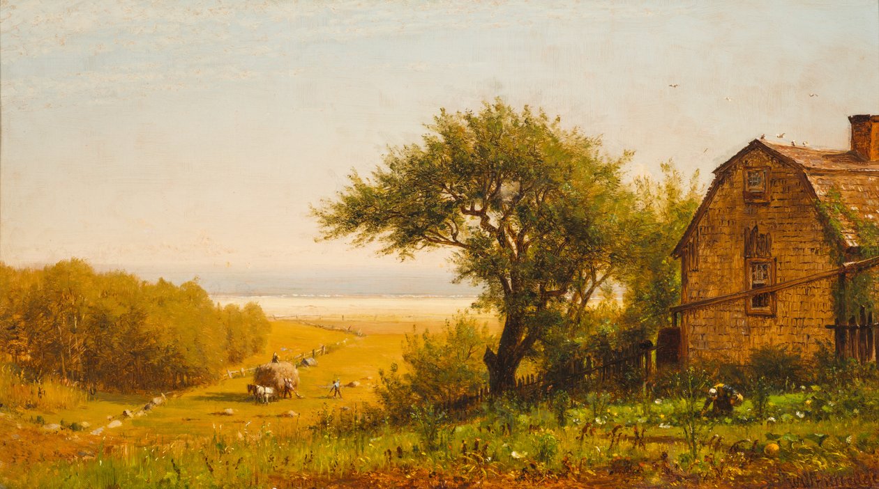 सीसाइड द्वारा एक घर, c.1872 द्वारा थॉमस वर्थिंगटन Whittredge