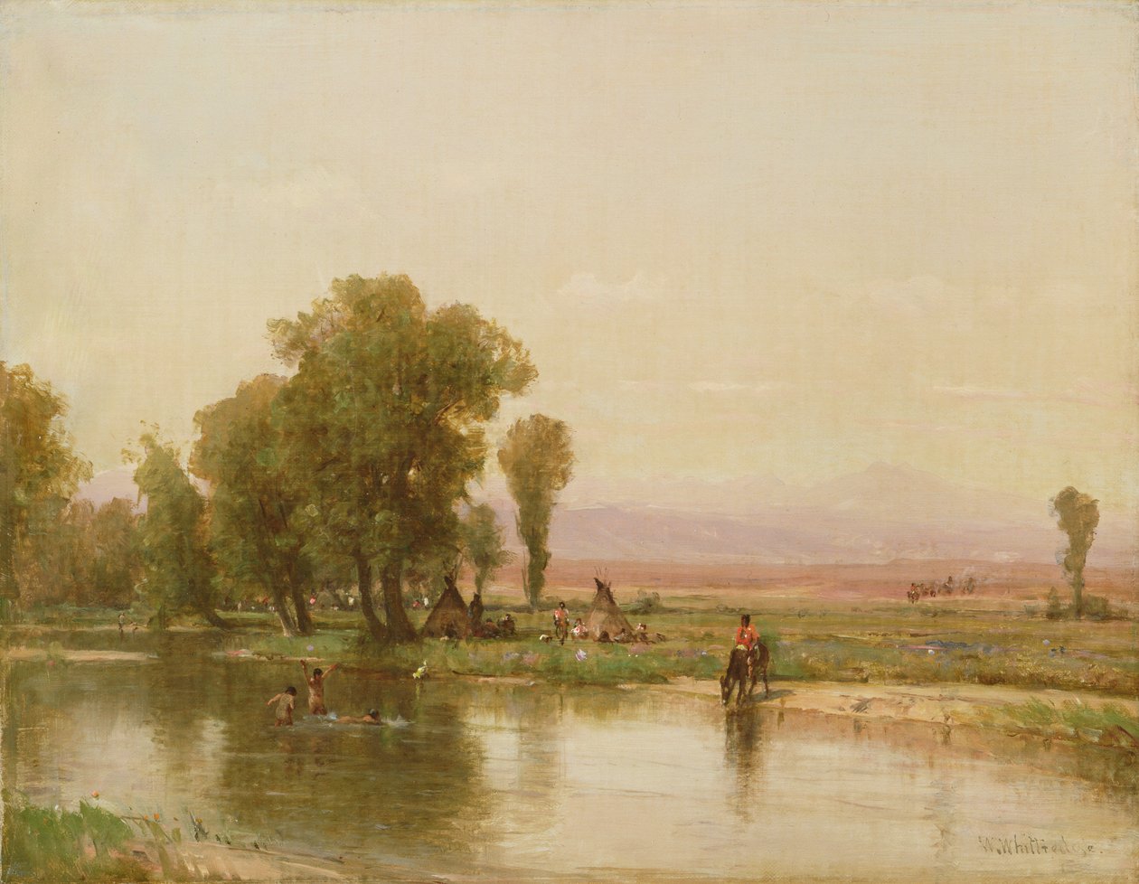 1865 में पठार नदी पर प्रदर्शनी द्वारा थॉमस वर्थिंगटन Whittredge