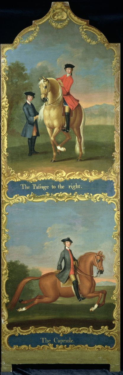 &39;द पैसेज टू द राइट&39; (टॉप) और &39;द कैप्रीओल&39; (नीचे), c.1750 द्वारा थॉमस, पाल मॉल बटलर के