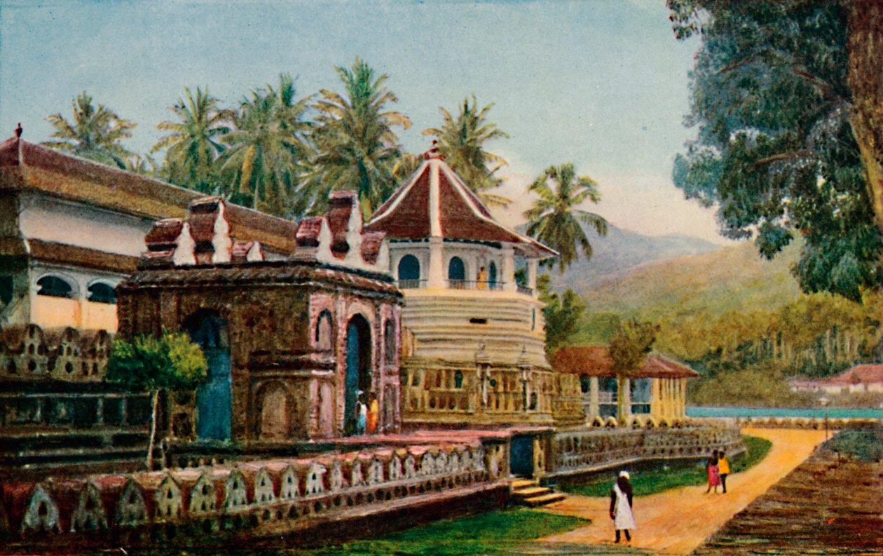 पवित्र दांत का मंदिर, कैंडी, 1913 द्वारा थायरा क्रेके क्लार्क