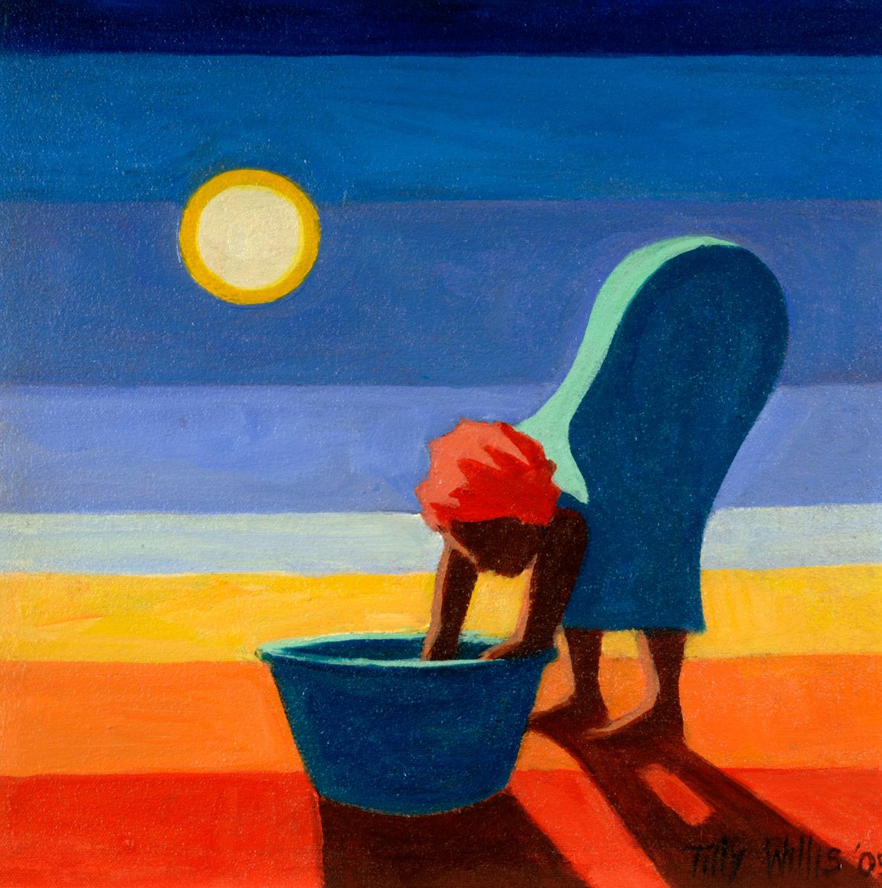 झुकने वाली महिला, 2005 द्वारा टिली विलिस