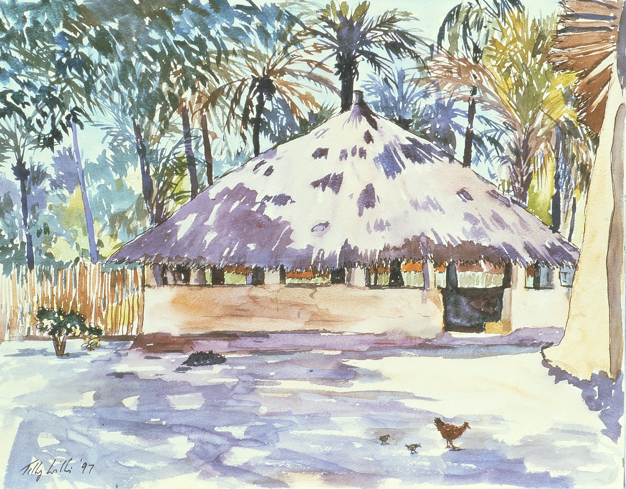 द रोटंडा, सेनेगल, पश्चिम अफ्रीका, 1997 द्वारा टिली विलिस