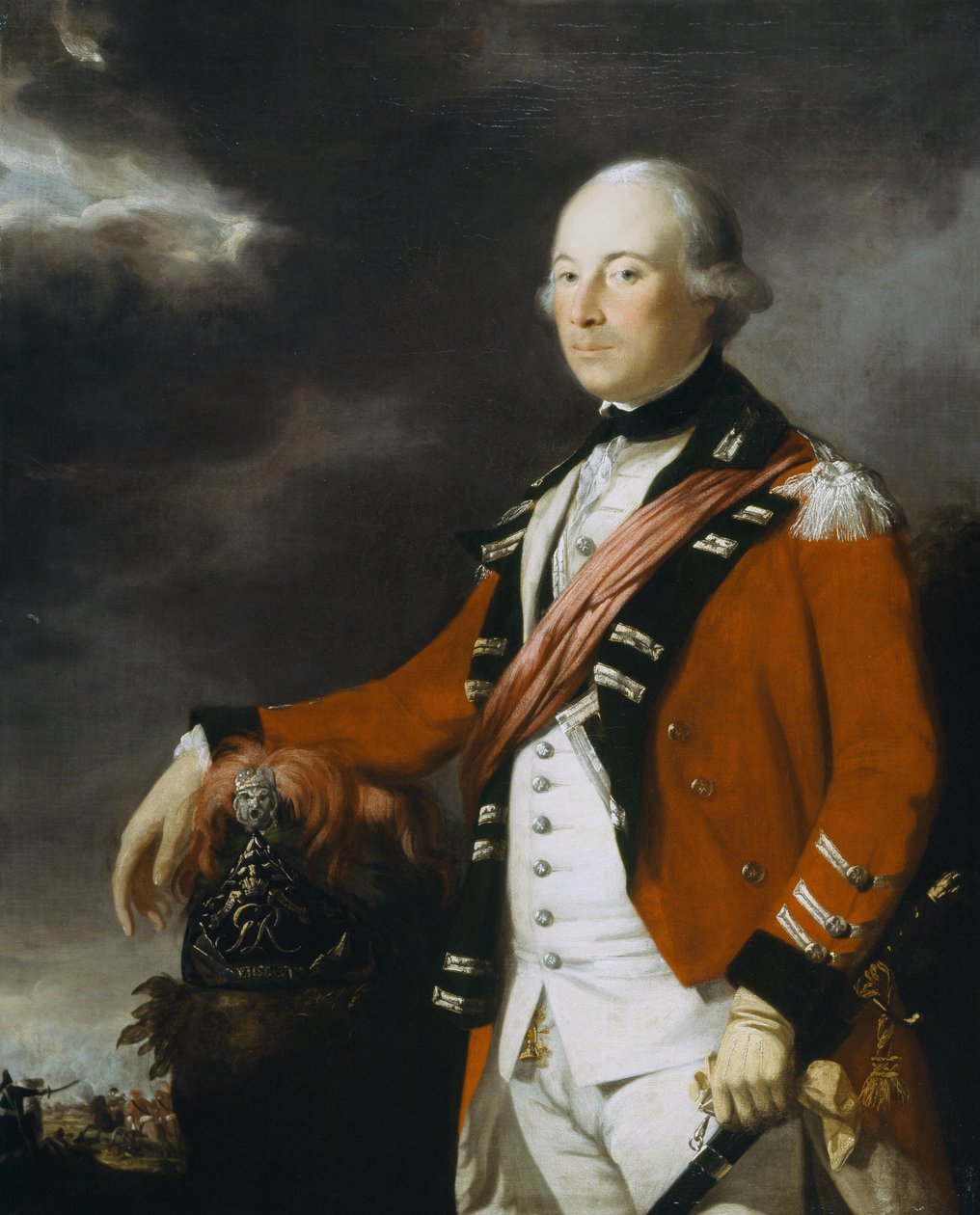 ड्रैगन्स की 15 वीं रेजिमेंट के एक अधिकारी का पोर्ट्रेट, c.1768 द्वारा तिली केतली