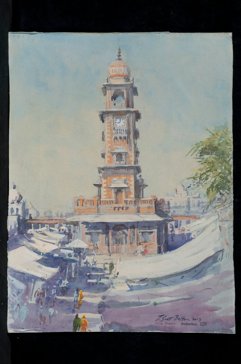 क्लॉक टॉवर, जोधपुर, 2013 द्वारा टिम स्कॉट बोल्टन