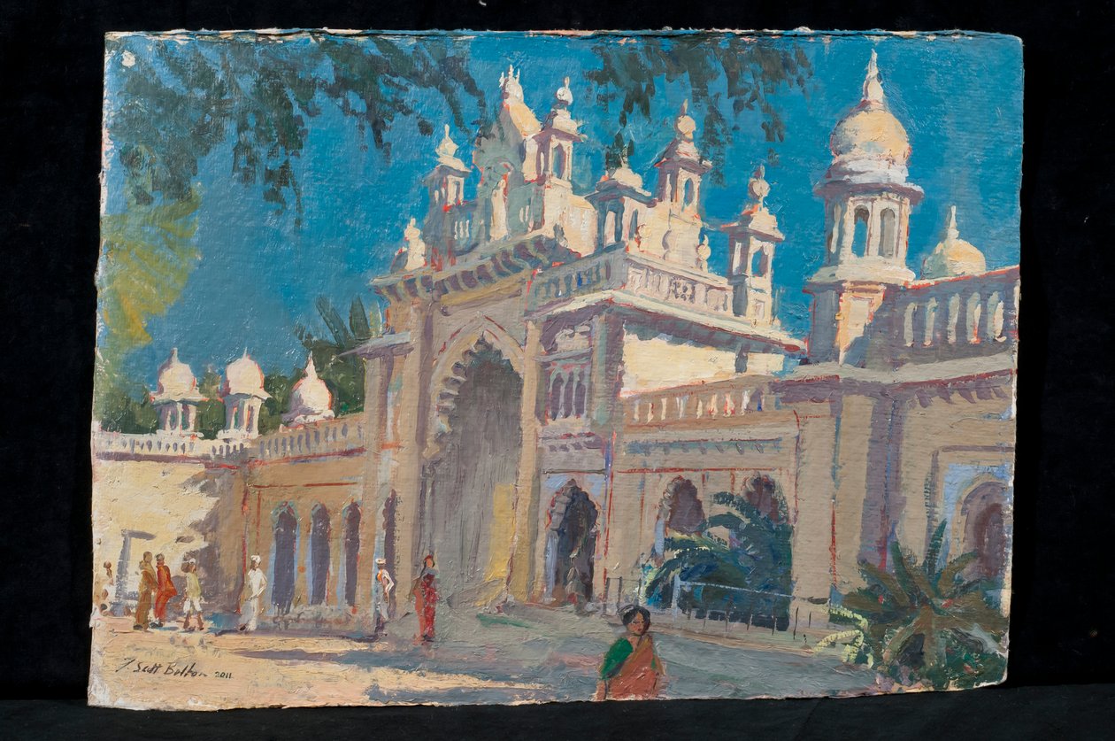 गेट, द पैलेस, मैसूर, 2011 द्वारा टिम स्कॉट बोल्टन