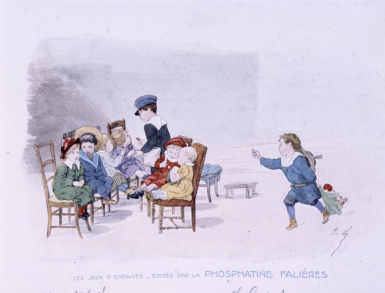 बच्चों के खेल: स्कूल - डेस। डी लोब्रिचोन, एड. Phosphatine Falières द्वारा, v.1920 द्वारा टिमोलियन-मैरी लॉब्रिकॉन