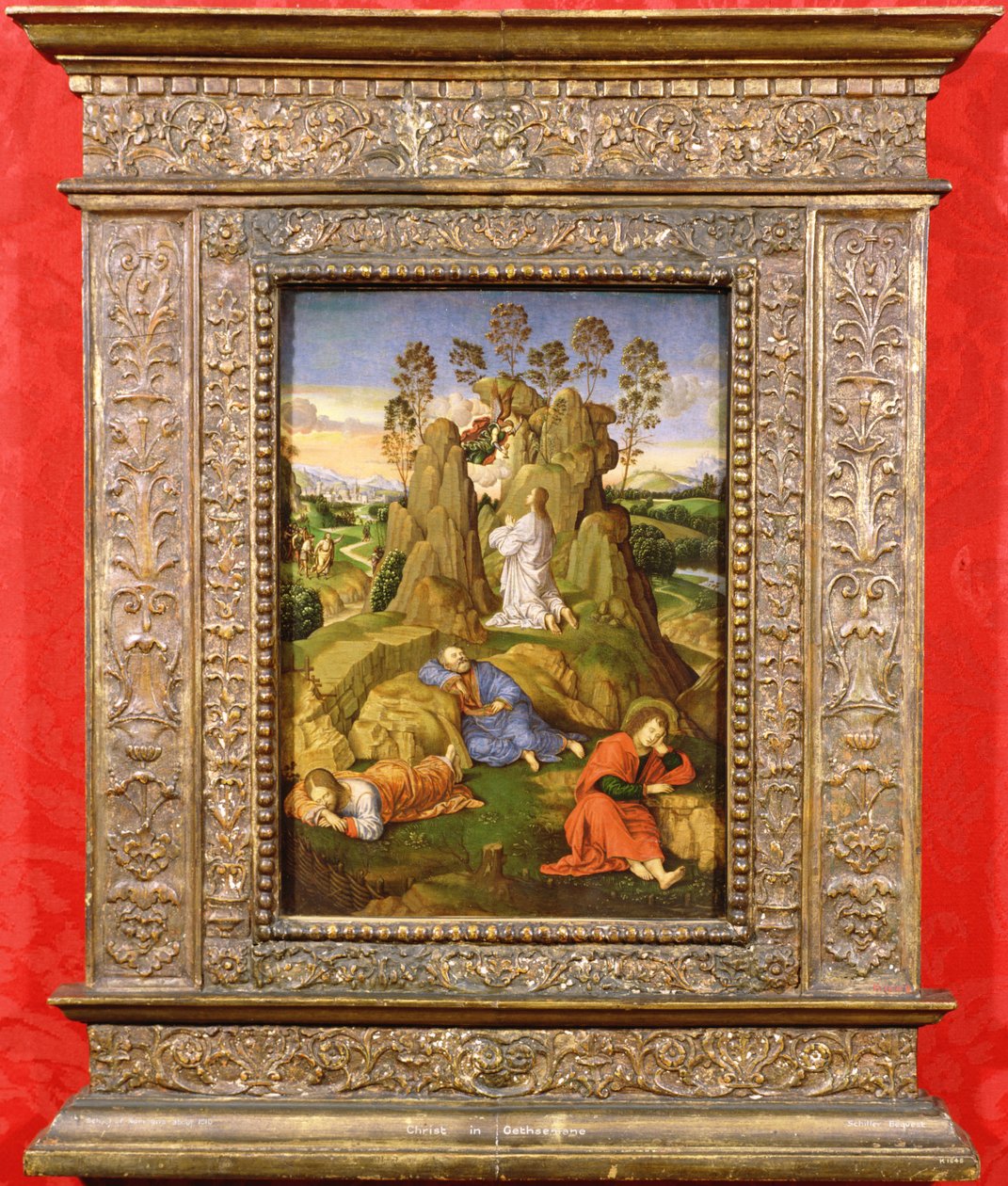 गेथसेमेन में मसीह, c.1510 (पैनल पर तेल) द्वारा टिमोटो विटी