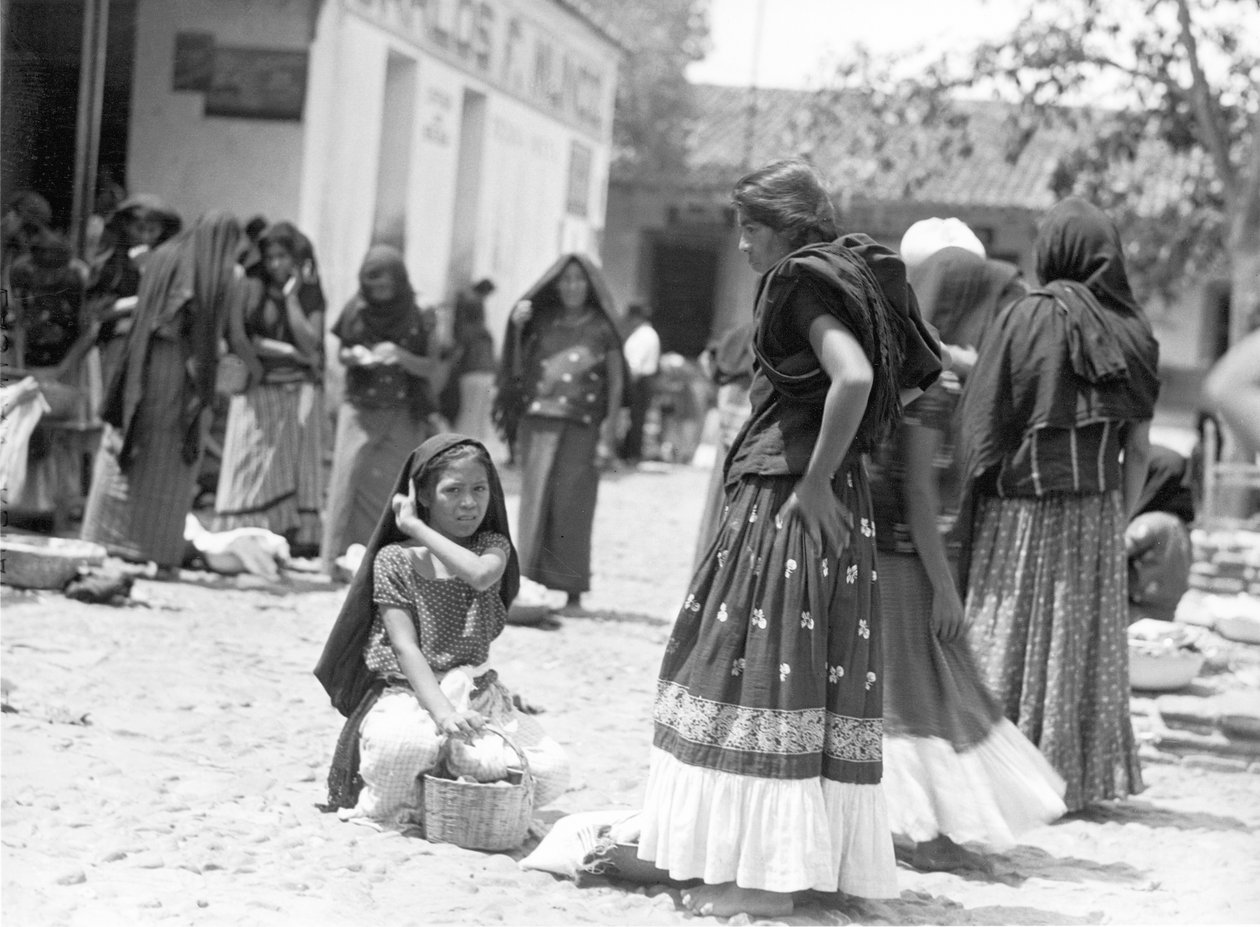 तेहुन्तेपेक, मेक्सिको में बाजार, 1929 द्वारा टीना मोडोटी