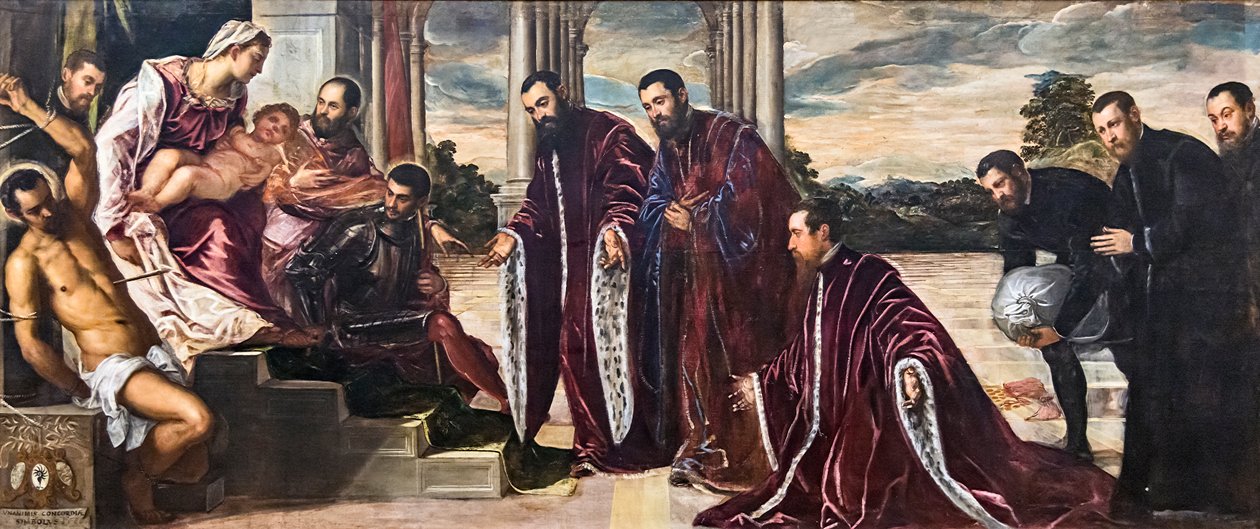 मैडोना देई कैमेरलेनघीफ्रैंकेस: कैमरलेनघी का मैडोना द्वारा Tintoretto