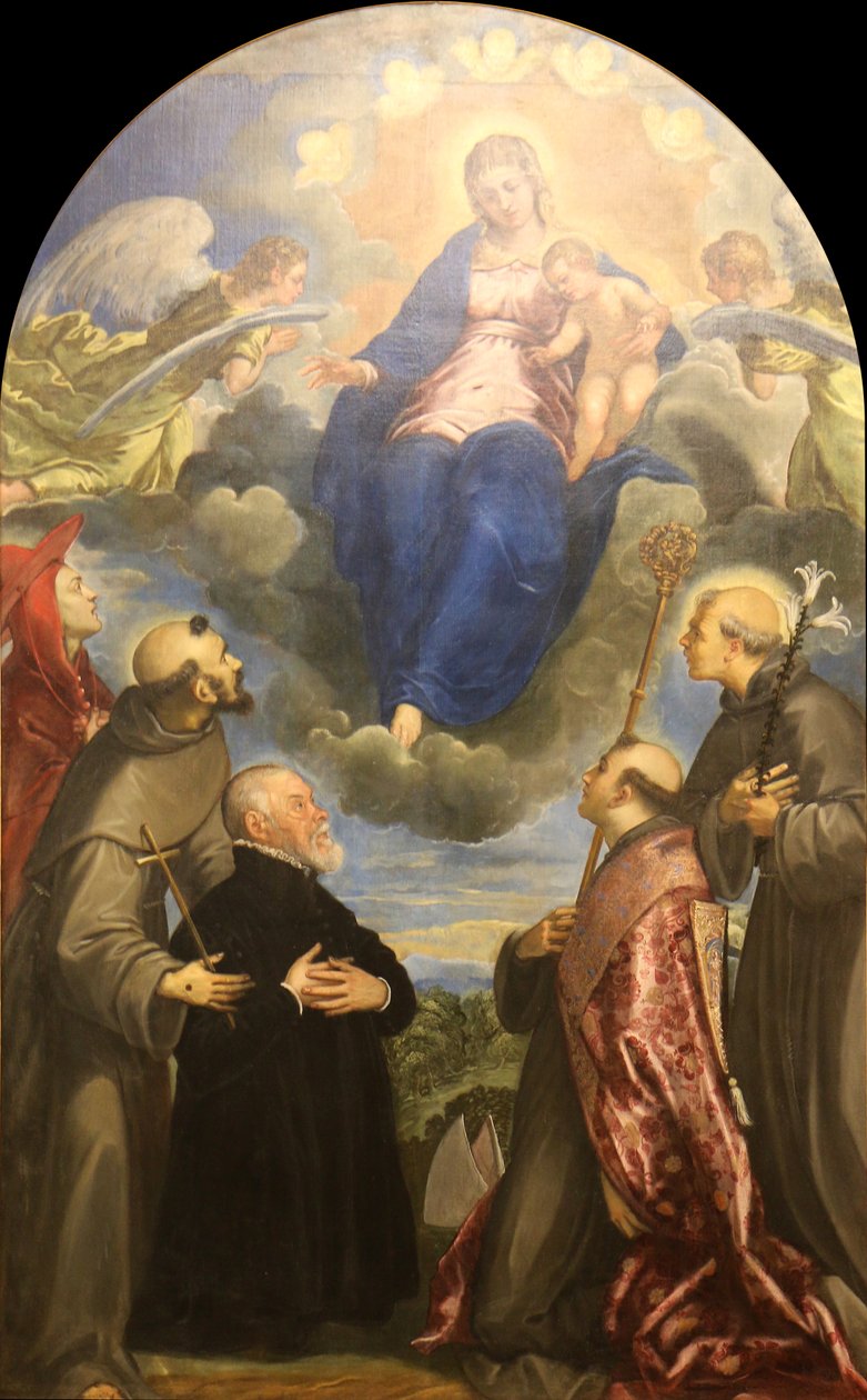 महिमा में वर्जिन द्वारा Tintoretto