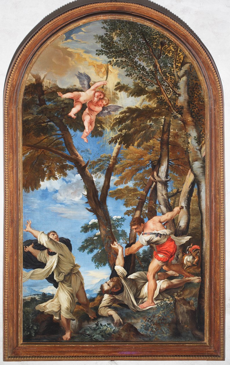 वेरोना के सेंट पीटर की शहादत (पेंटिंग) द्वारा टिटियन (c.1488 1576) (बाद)