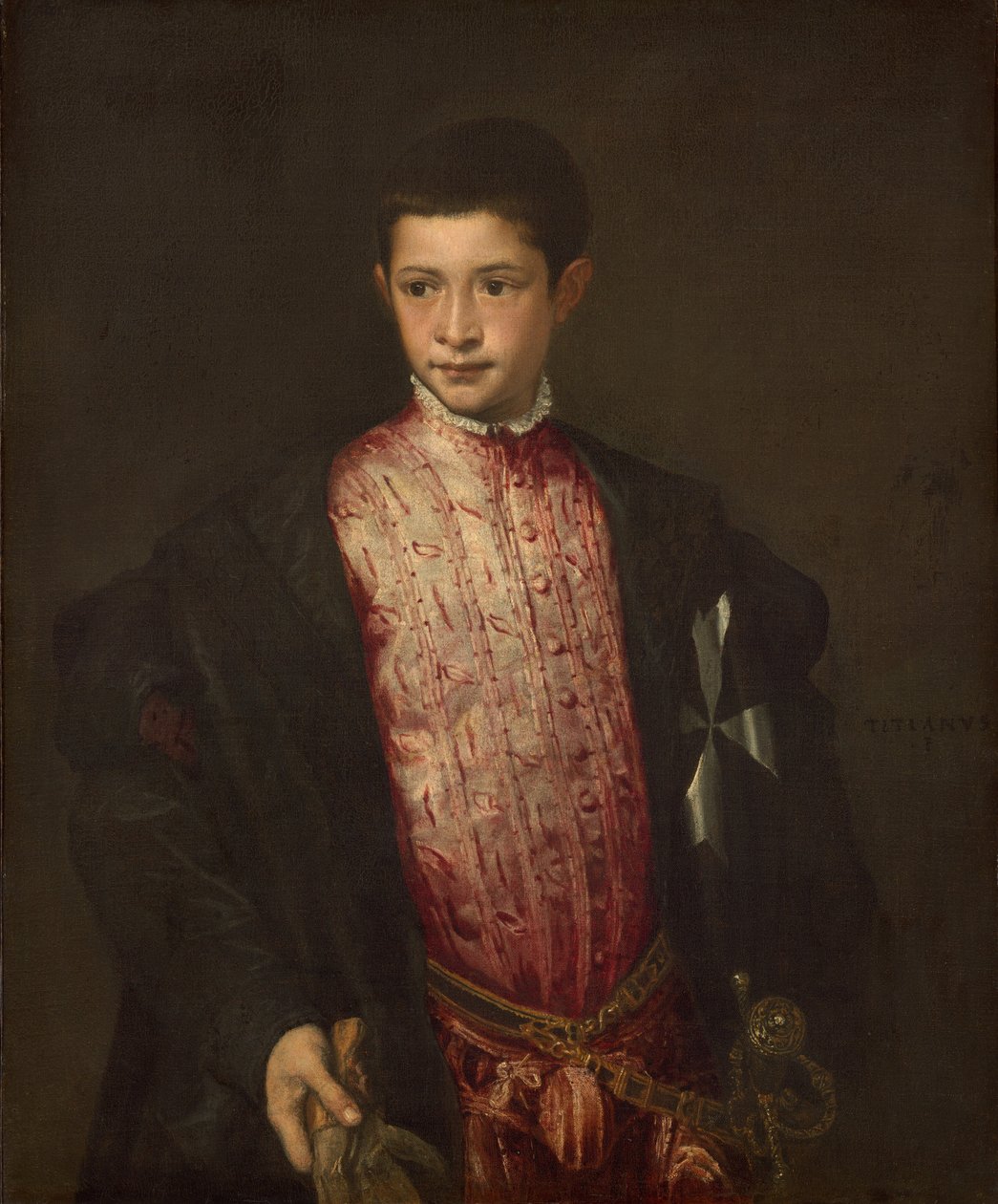 Ranuccio Farnese, 1541-1542। द्वारा टिटियन