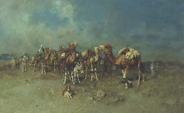 एक अरब कारवां द्वारा टीटो पेलिसकोटी