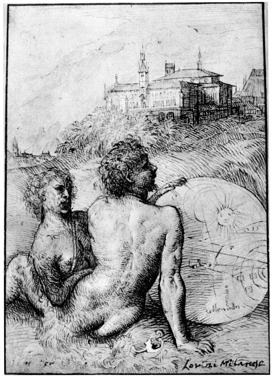 लैंडस्केप विथ सैटियर्स, c1512, 1937 द्वारा टिज़ियानो वेकेली