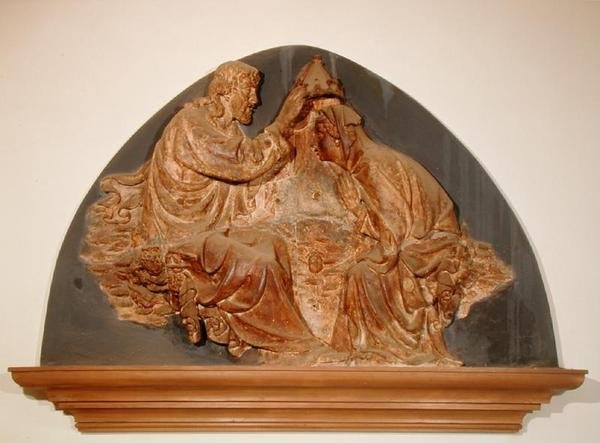 वर्जिन का राज्याभिषेक (संगमरमर) द्वारा टोमासो (attr। To) Masaccio