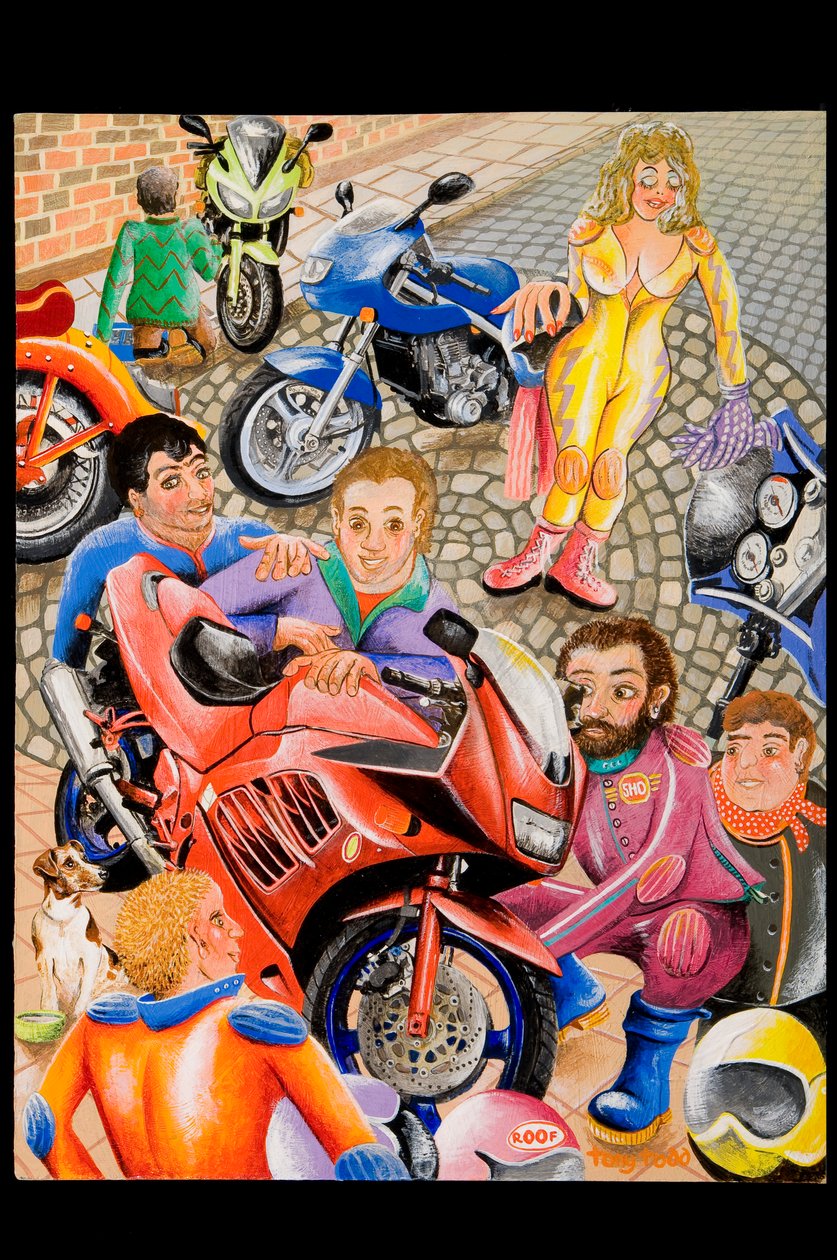 बॉडी वर्क, 2010 (बोर्ड पर एक्रिलिक) का निरीक्षण द्वारा टोनी टोड
