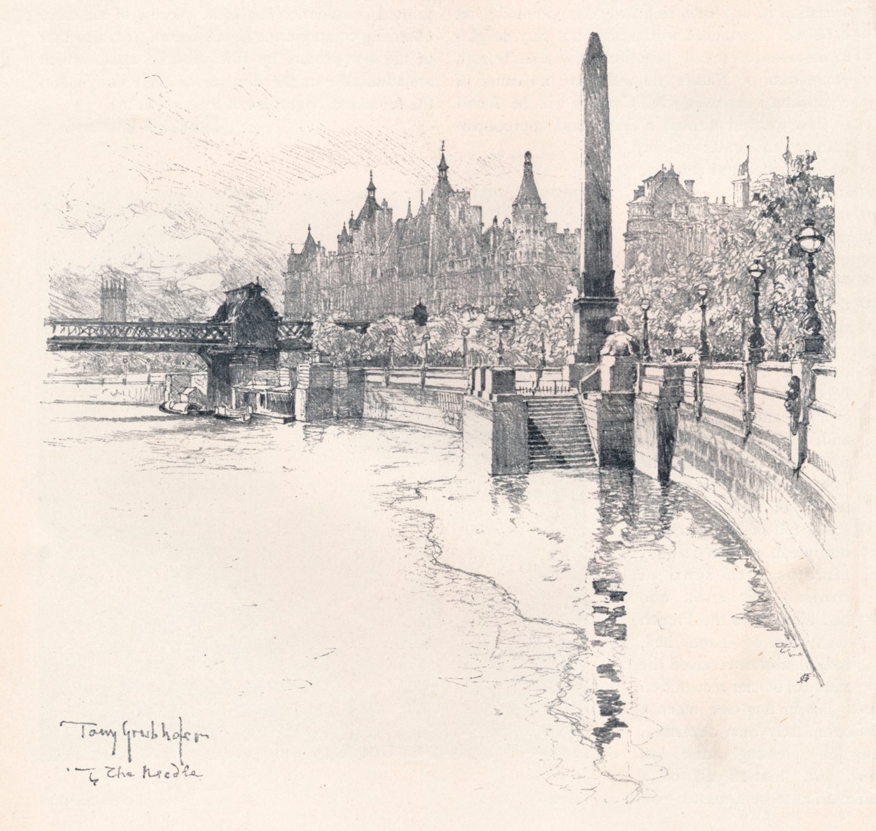 सुई, c1902। द्वारा टोनी ग्रुबोहोफर