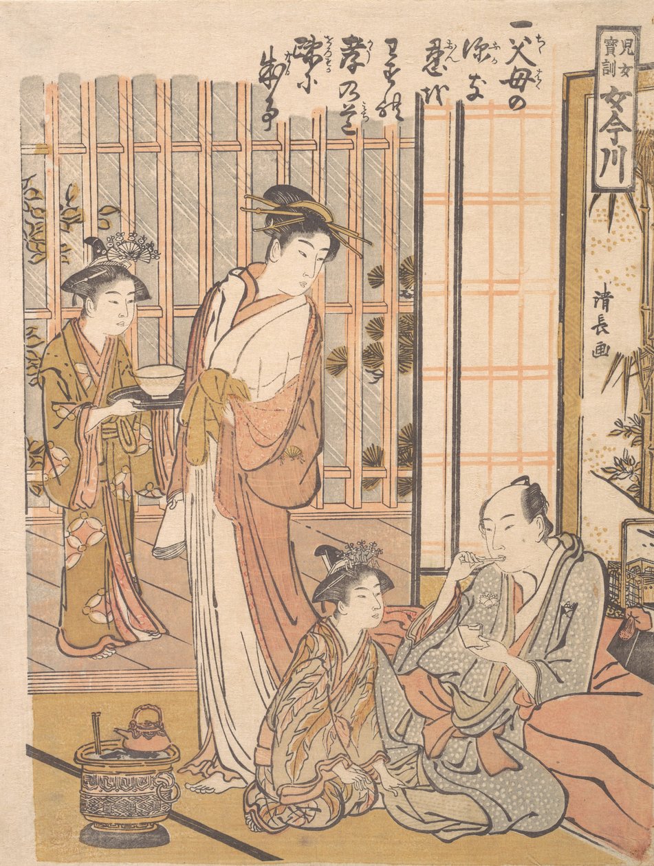 Filial Piety को भूल जाना, ca. 1781. द्वारा तोरी कियोनगा