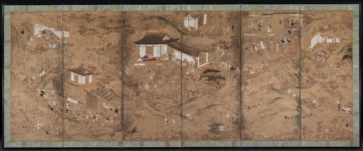 पहाड़ों में शरद ऋतु, 1600s। द्वारा टोसा स्कूल