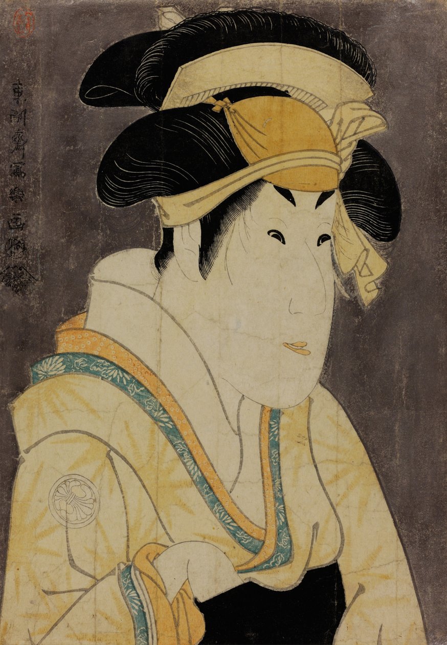 अभिनेता सेगावा किकुंजो III, ओशिज़ा के रूप में, तानबे बंजो की पत्नी, 1794 द्वारा तोषुसाई शरकू
