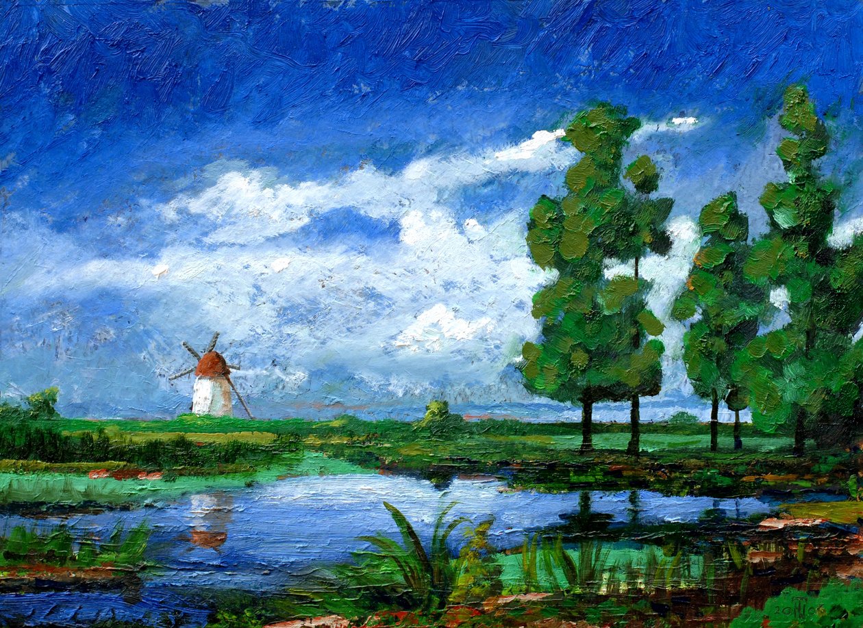 विंडमिल, हॉलैंड, 2006 द्वारा ट्रेवर नील