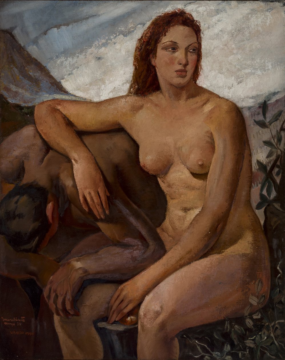 एडम और ईव, 1930। द्वारा उबलडो ओपी