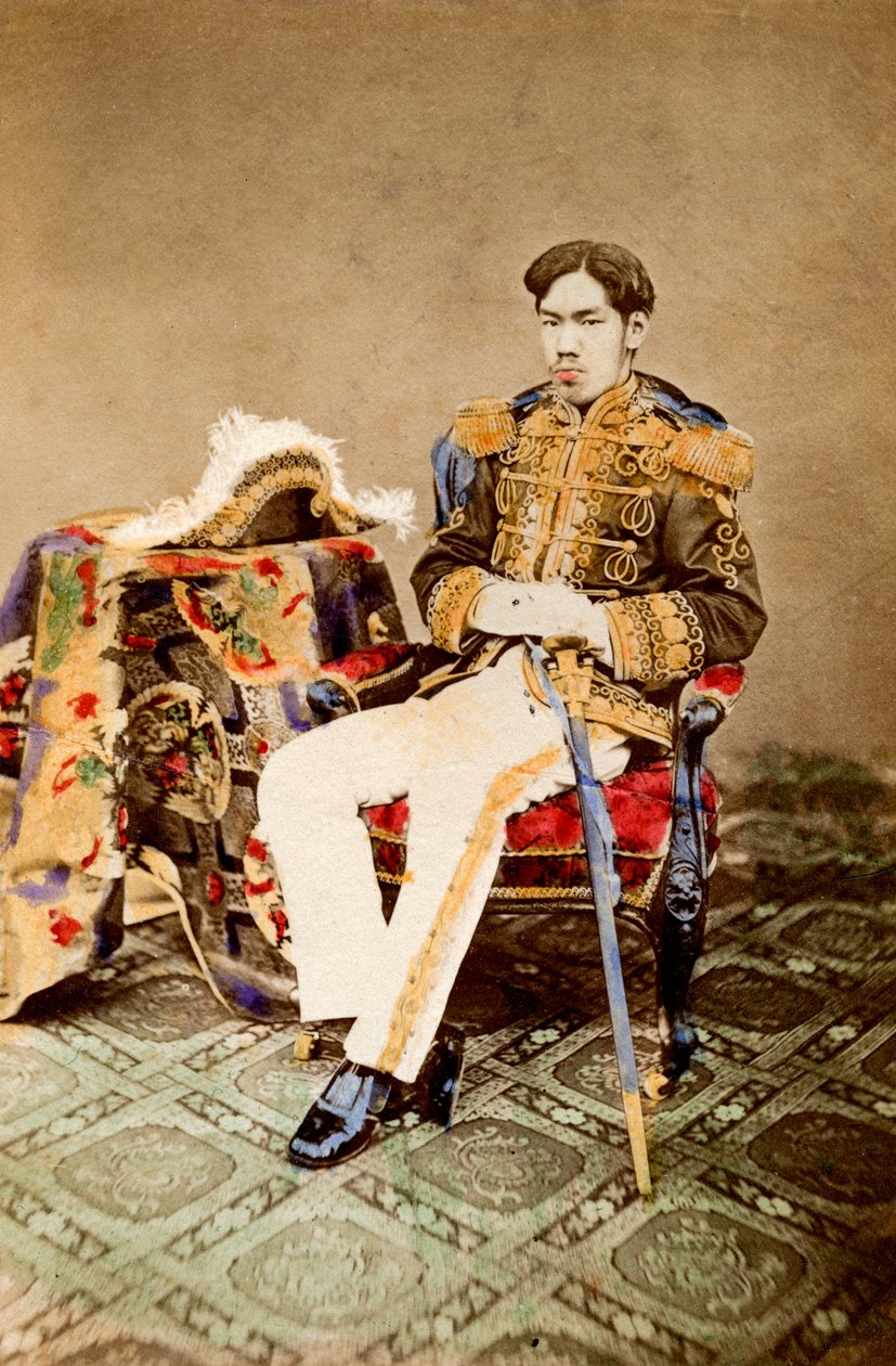 मुत्सुहितो, जापान के सम्राट, 1873-1882 द्वारा उचिदा क्यूइचि