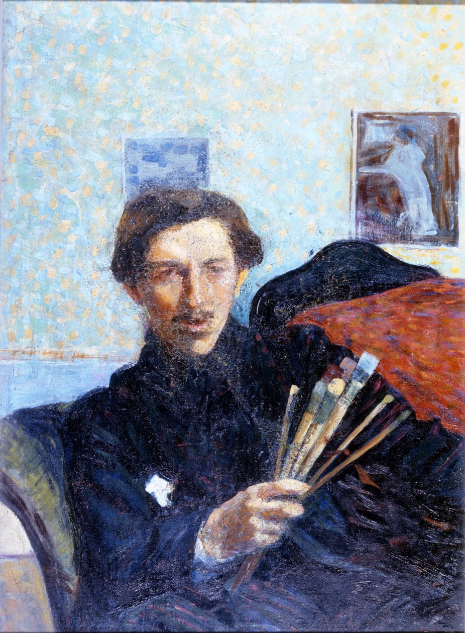 1908 में Umberto Boccioni का स्व-चित्र। ब्रेरा आर्ट गैलरी मिलान। द्वारा अम्बर्टो बोकोनि