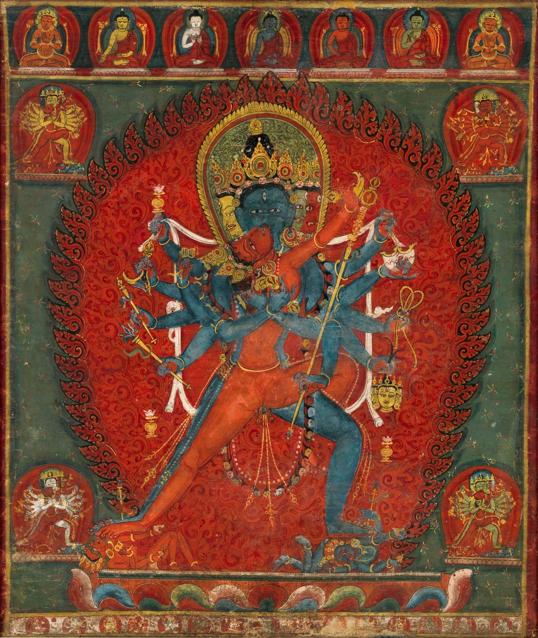 Chakrasamvara and Vajravarahi द्वारा अज्ञात अज्ञात
