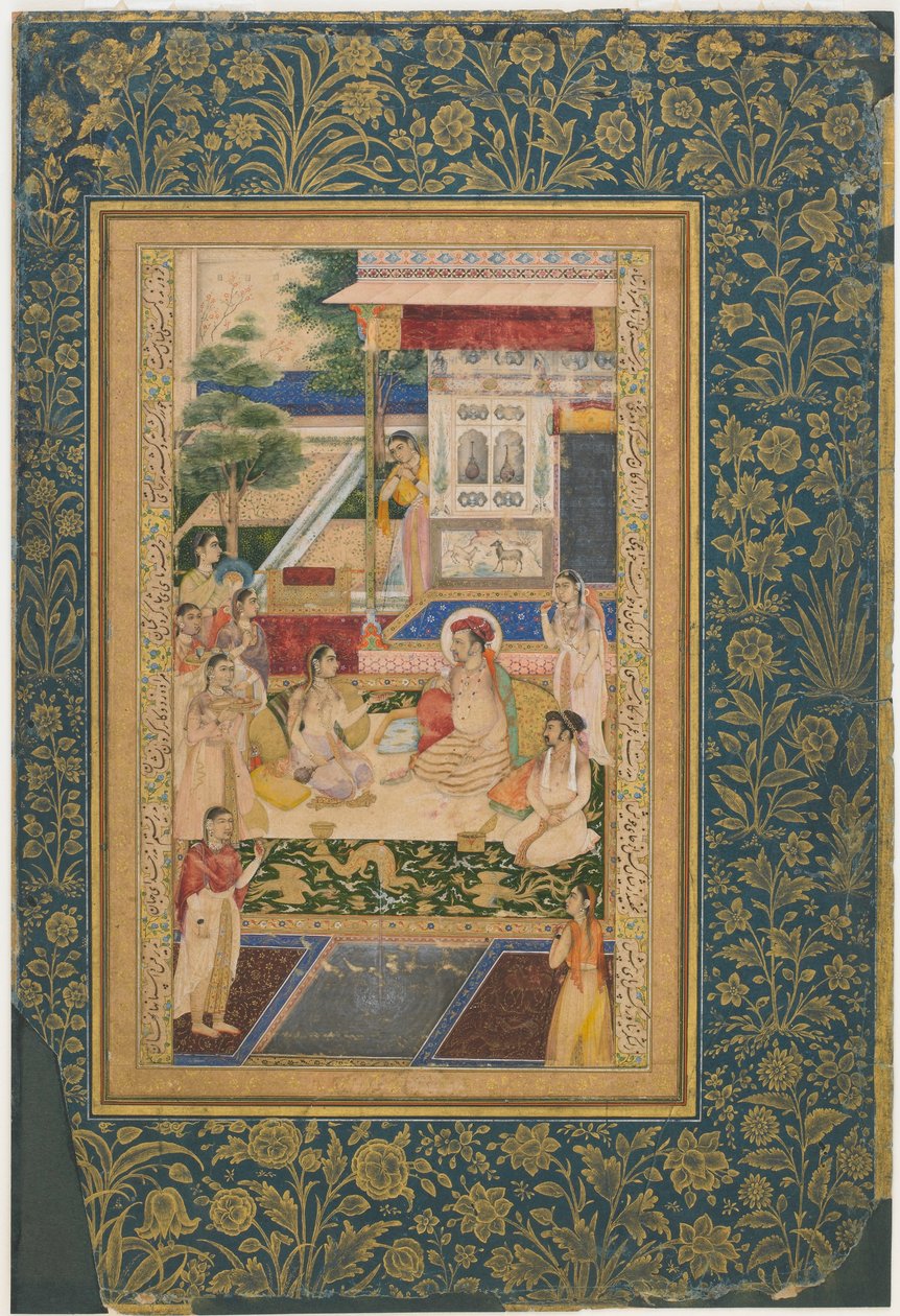 Jahangir and Prince Khurram with Nur Jahan द्वारा अज्ञात अज्ञात