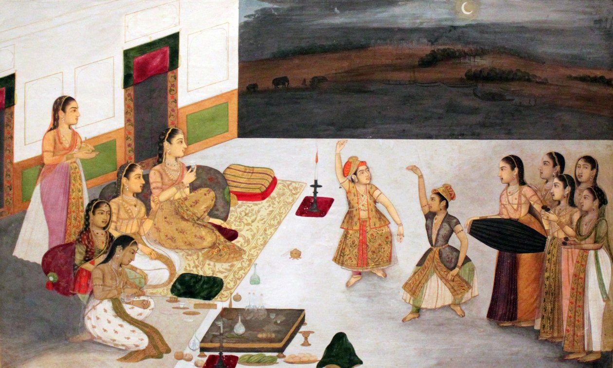 नृत्य प्रदर्शन में विशिष्ट महिलाएँ द्वारा अज्ञात अज्ञात