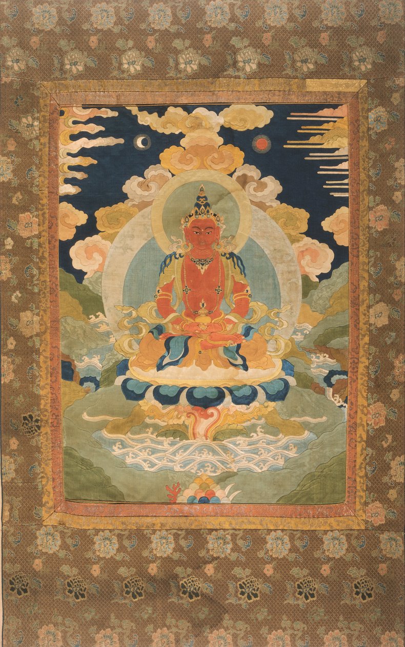 कलाकार, निर्माता अज्ञात, चीनी - अमितायस, द लाइमलेस लाइफ का बोधिसत्व द्वारा अज्ञात अज्ञात