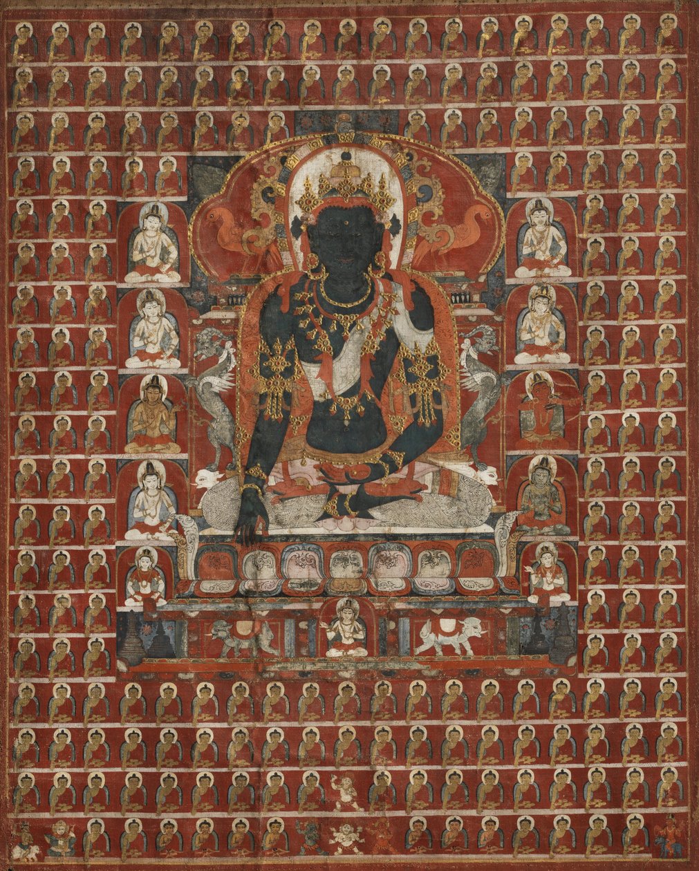 बुद्ध अक्षयवट और सर्वदुर्गतिपरिधान मंदिर की पूर्वी सभा द्वारा अज्ञात अज्ञात