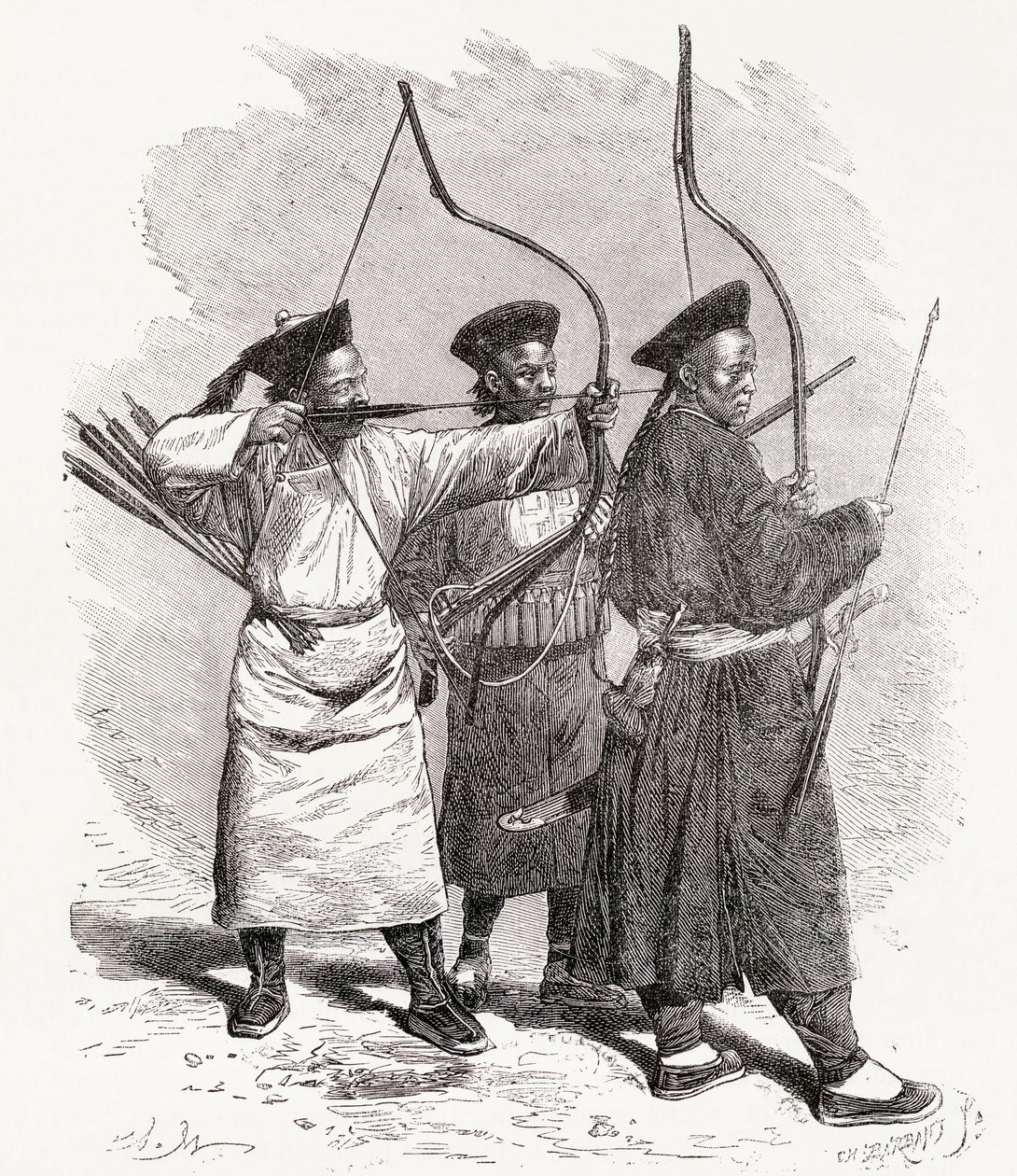चीनी आर्चर, 1878 द्वारा अज्ञात अज्ञात