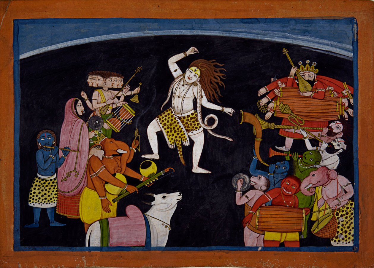 भगवान शिव नाचते हुए द्वारा अज्ञात अज्ञात