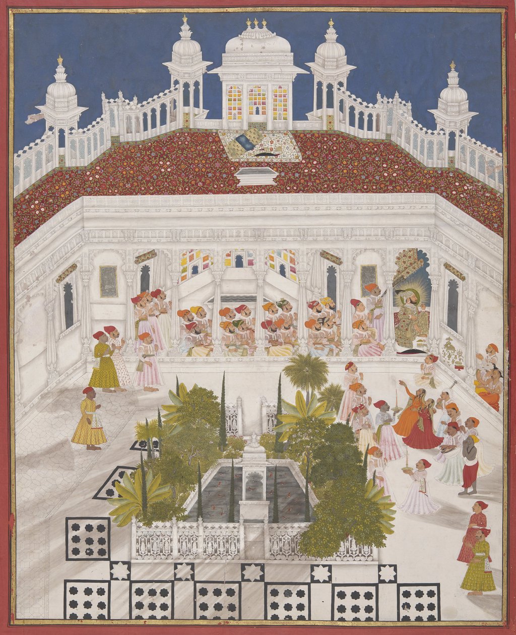 एम अरि सिंह अमर विलास में पूजा करते हैं द्वारा अज्ञात अज्ञात