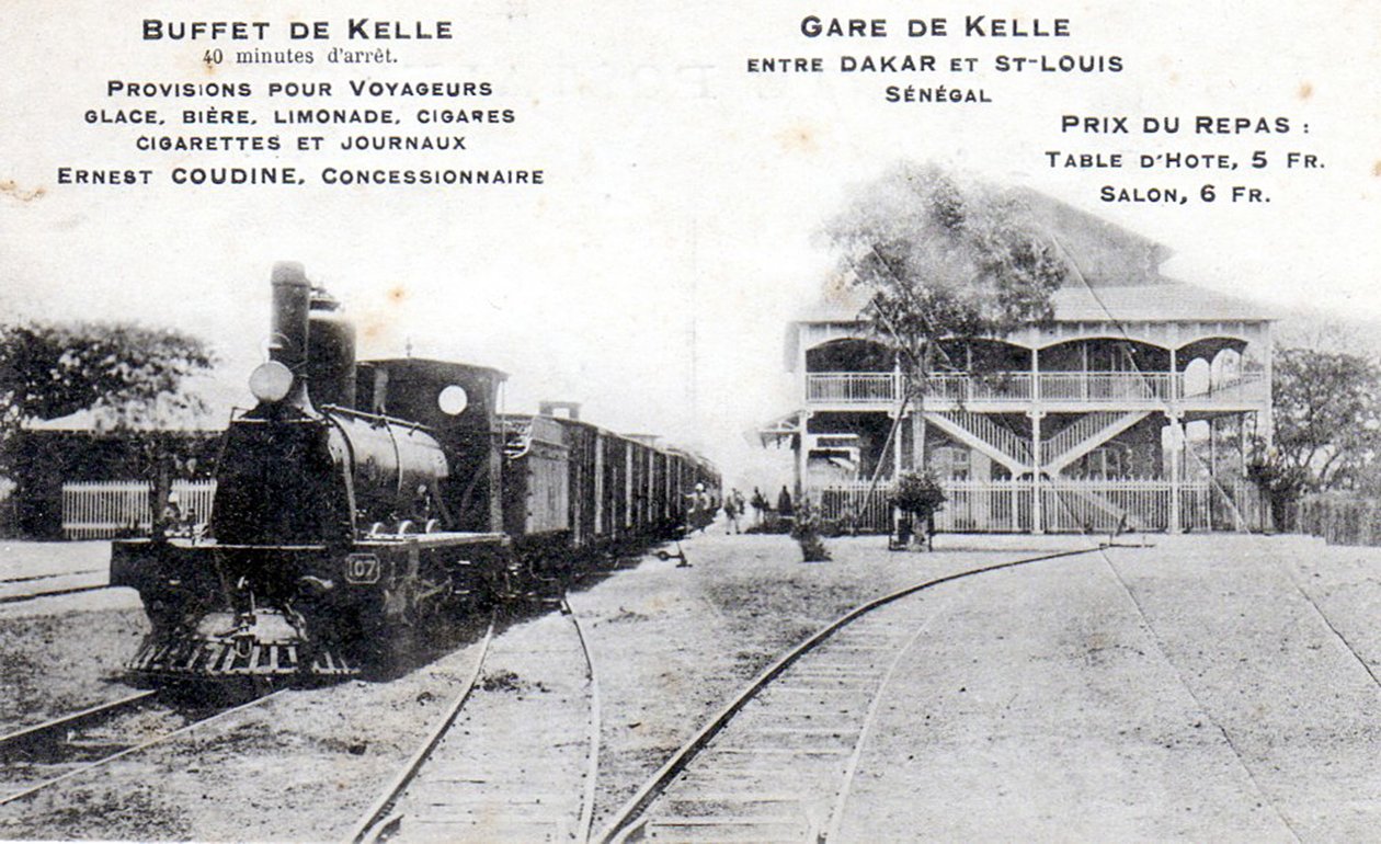 केल में स्टेशन का पोस्टकार्ड, c.1908 द्वारा अज्ञात अज्ञात