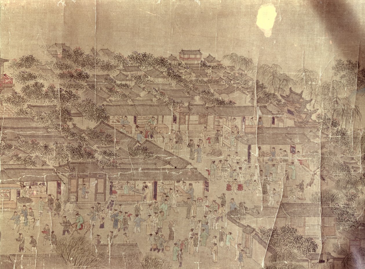 सड़क दृश्य, चीनी, मिंग राजवंश (1368-1644) द्वारा अज्ञात अज्ञात