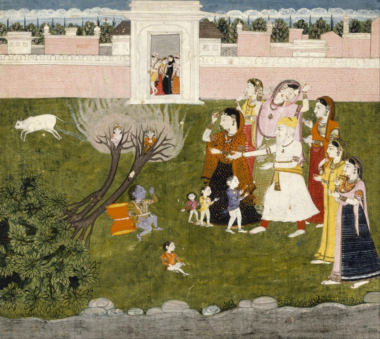 अज्ञात भारतीय - शीर्षकहीन (कृष्ण की कहानी) द्वारा अज्ञात अज्ञात