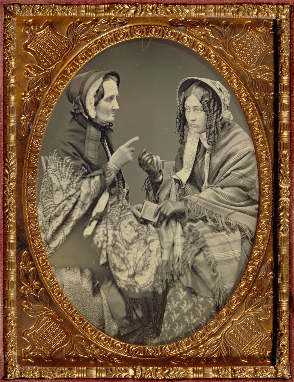 अज्ञात निर्माता, अमेरिकी - (दो अभिनेत्रियों का चित्र) द्वारा अज्ञात अज्ञात