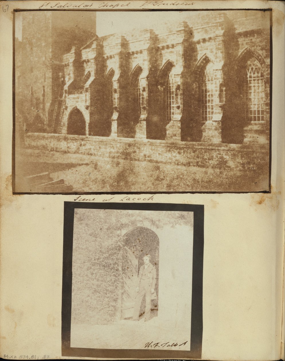 अज्ञात निर्माता, ब्रिटिश - सेंट सलवेटर्स कॉलेज चैपल, दक्षिण पश्चिम से सेंट एंड्रयूज द्वारा अज्ञात अज्ञात