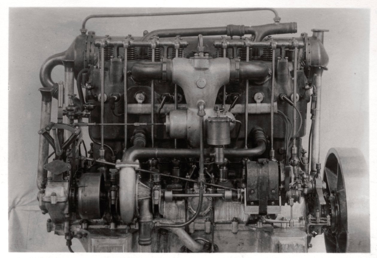 Zeppelin LZ 6 का 115 PS डेमलर एयरशिप इंजन, c1909-1910 1933 द्वारा अज्ञात