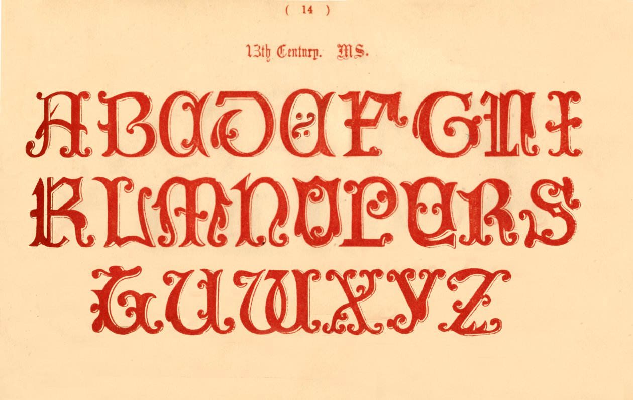 13 वीं सदी। एमएस।, 1862 द्वारा अज्ञात