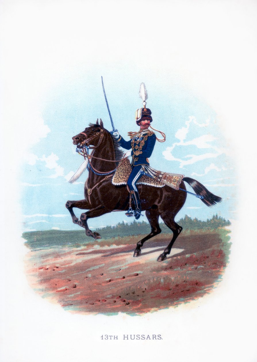 13 वां हुसर्स, 1889 द्वारा अज्ञात
