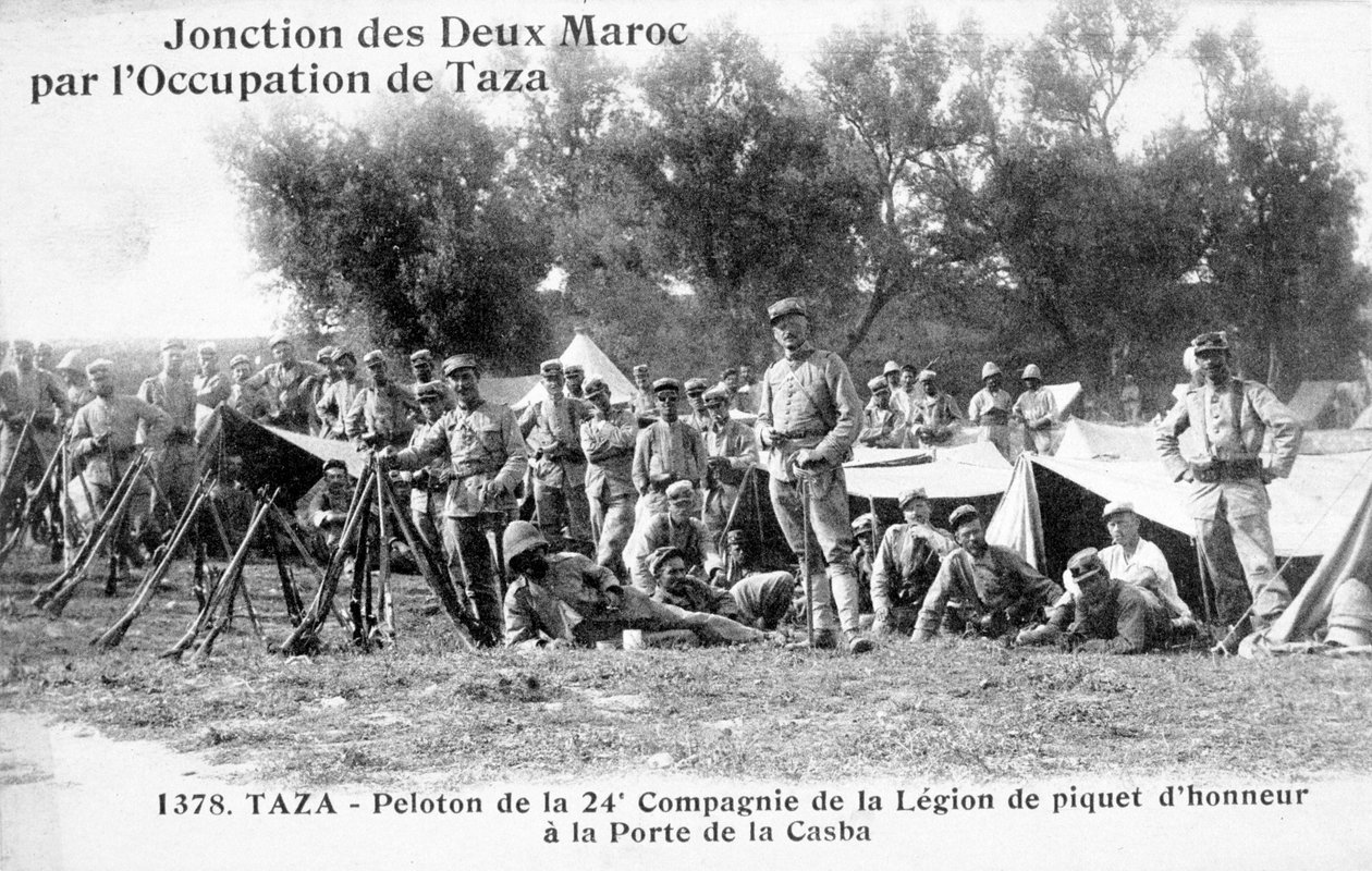 फ्रांसीसी विदेशी सेना, ताज़ा, मोरक्को की 24 वीं कंपनी, 1904 द्वारा अज्ञात