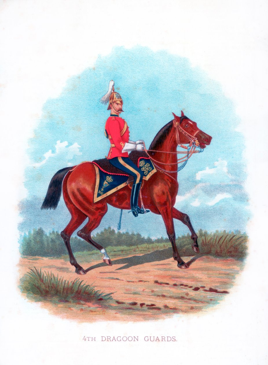 चौथा ड्रैगून गार्ड, 1888 द्वारा अज्ञात