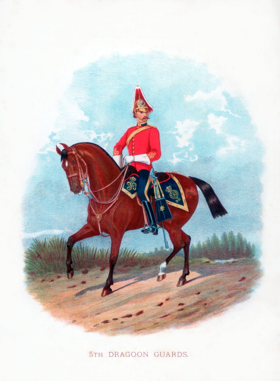 5 वीं ड्रैगून गार्ड, 1888 द्वारा अज्ञात